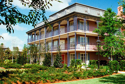 Beautiful day walking around and looking at the accommodations Disney Port Orleans French Quarter