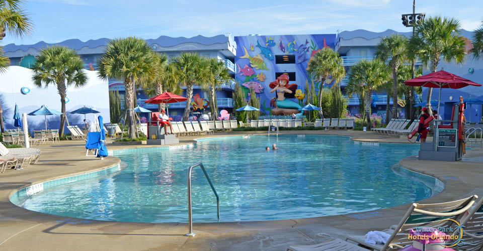 Full View of the Little Mermaid Pool at the Art of Animation Resort 960