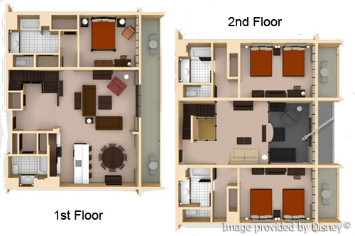 Animal Kingdom Villas Floor Plan Floorplan Of The Grand