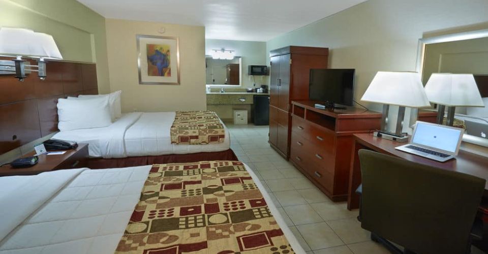 Deluxe room at the Flamingo Water park resort in Orlando 960