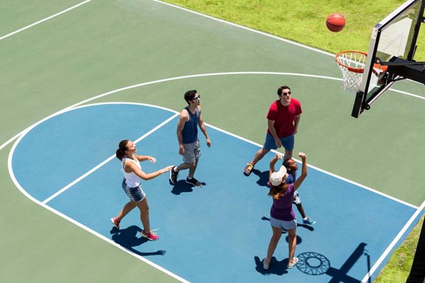 Full Size Basketball Court near the Water Park at the Four Seasons in Orlando 600