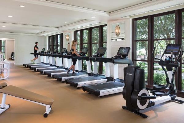 Fitness facilities with great views at the Four Seasons Resort in Orlando 600