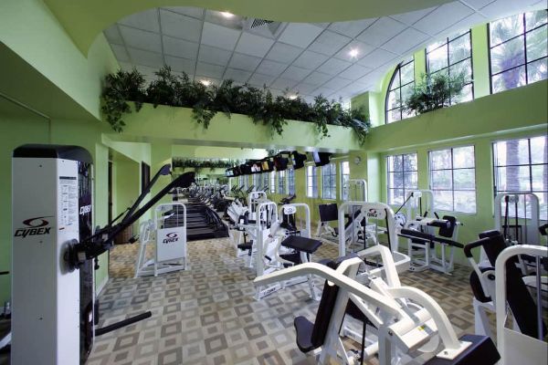 Observe the Equipment at the Body Rock Fitness Center in the Hard Rock Orlando Hotel 600