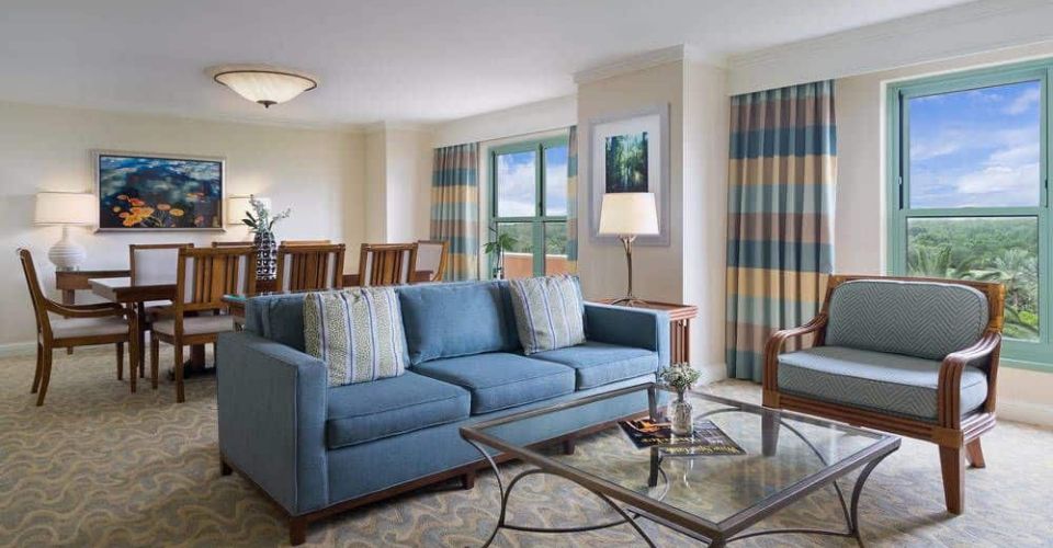 Grande Suite Living Space at the JW Marriott in Orlando 960