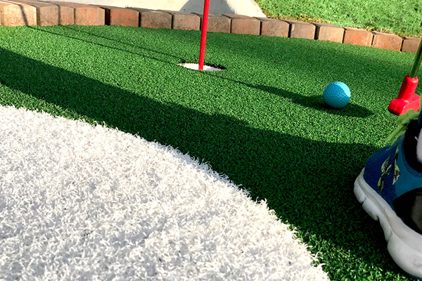 View of the putting surface at the cranes adventure miniature golf course at the Omni Orlando ChampionsGate Resort 600