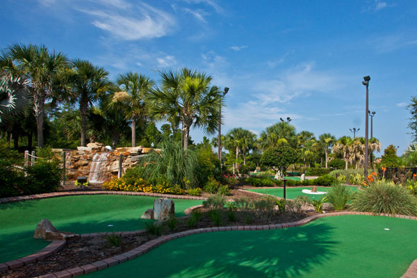 Putt Putt Golf Course at the Holiday Inn Orange Lake Resort in Kissimmee Fl