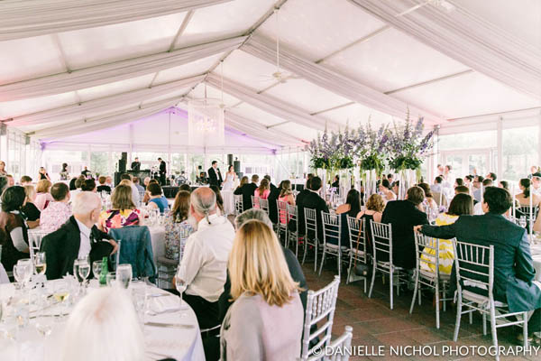 Wedding venue under a tent at the Reunion Resort in orlando 600