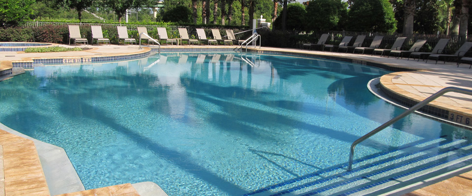 View of a Quiet Pool at one of the Villa locations at Reunion Resort 960