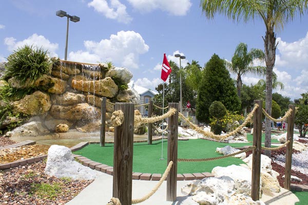 A full 18 holes of family fun at the Miniature Golf Course at the Summer Bay Resort in Orlando Fl 600