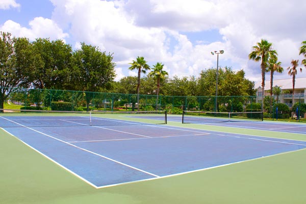 Two Tennis Courts make for great family fun at the Summer Bay Resort in Orlando Fl - Clermont 600