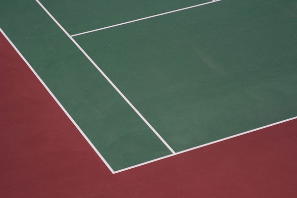 Asphalt on the Tennis Courts