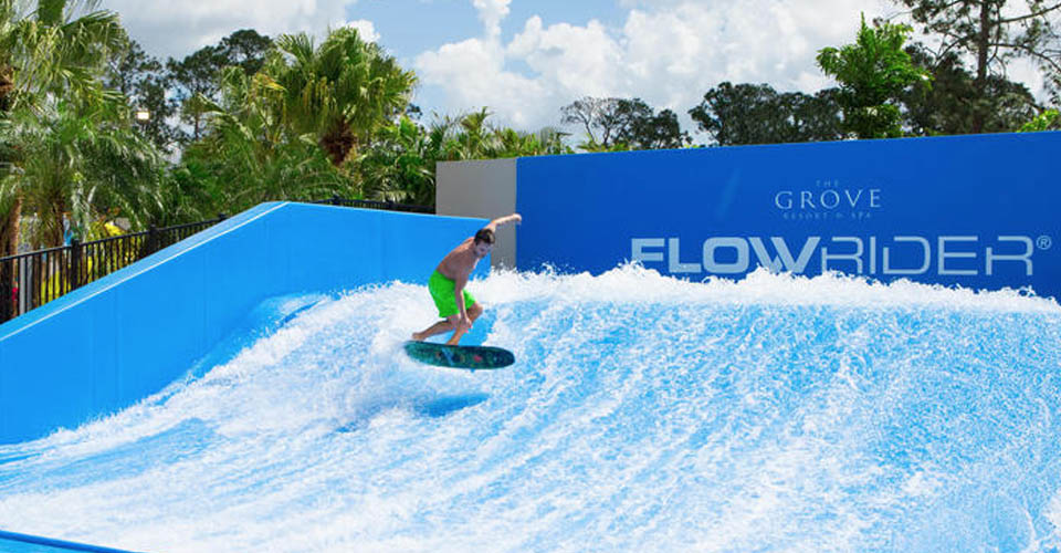 The Grove Resort in Orlando Surfari Water Park Flowrider Wave Simulator 960