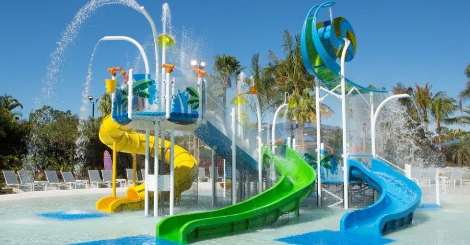 The Grove Resort in Orlando Surfari Water Park Kids Splash zone with water slides 960