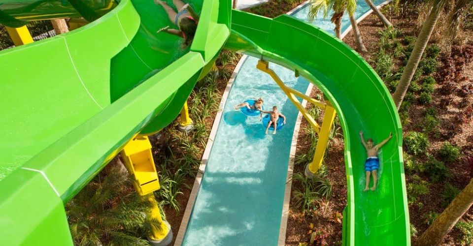 The Grove Resort in Orlando Surfari Water Park Lazy River through the water slides 960