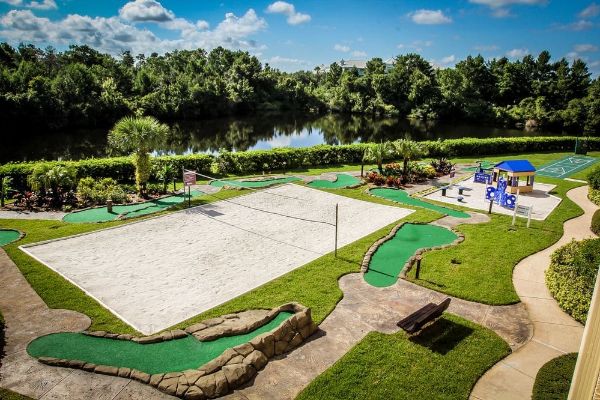 Sand Volleyball Court and Miniature Golf Course