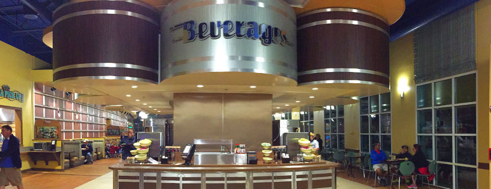 The Beverage Station at the Food Court located at the Disney All Star Music Resort 960