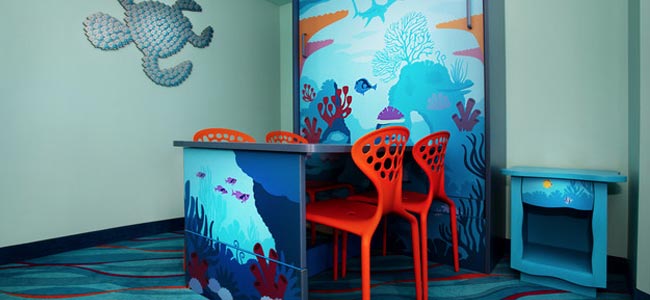 Disney World Art of Animation Nemo Suite Dining Table