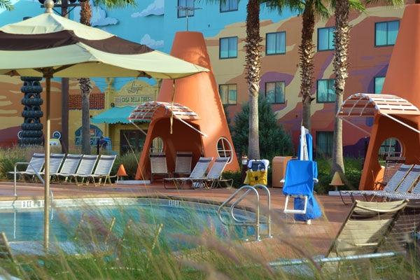 Disney Art of Animation Resort Cars Pool with Cone like Cabanas 600