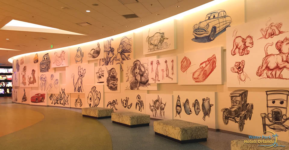 Drawing in Animation Hall at Disney Art of Animation Resort 960