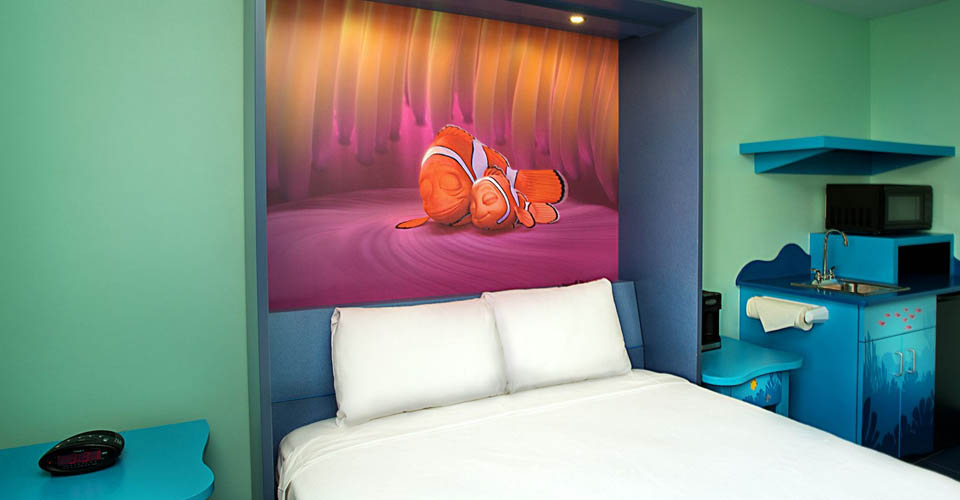 Art of Animation Resort Finding Nemo Suite with Table Bed and Kitchenette 960