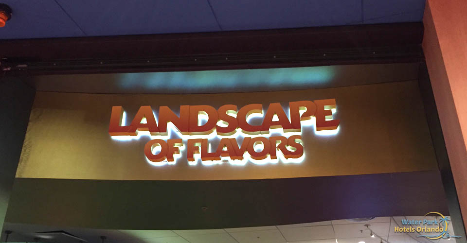 Landscape of Flavors Sign at Art of Animation Resort 960