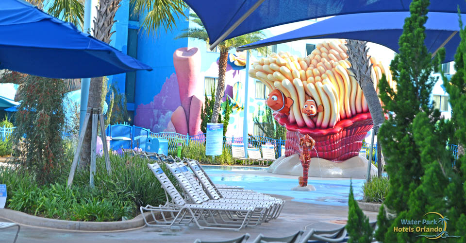 Marlin and Nemo Keeping Watch the Big Blue Pool at the Art of Animation Resort 960