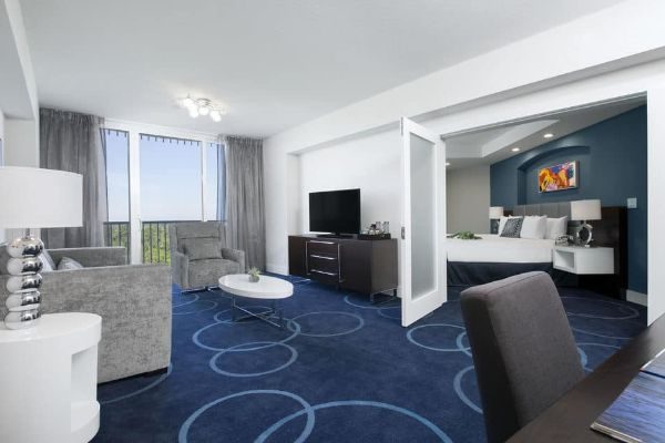 Junior Suite Living Space and Bedroom B Resort Orlando 600