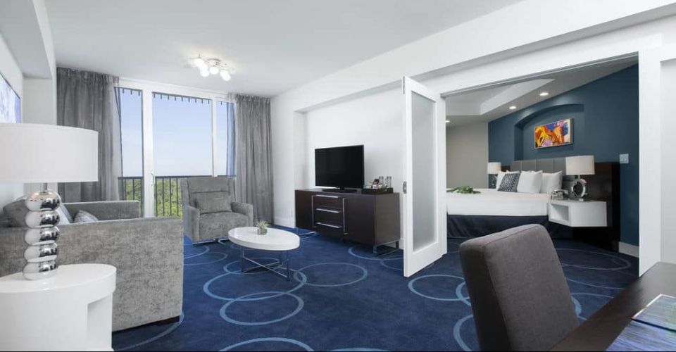 Junior Suite Living Space and Bedroom B Resort Orlando 960