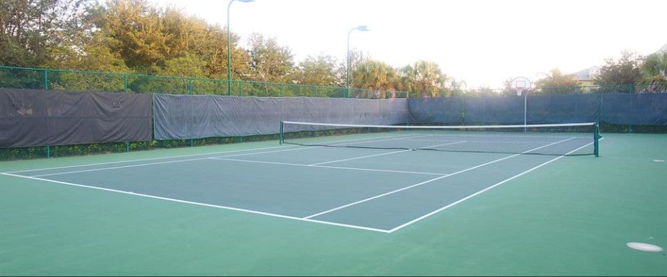 View of the Tennis Court at the Bahama Bay Resort in Orlando