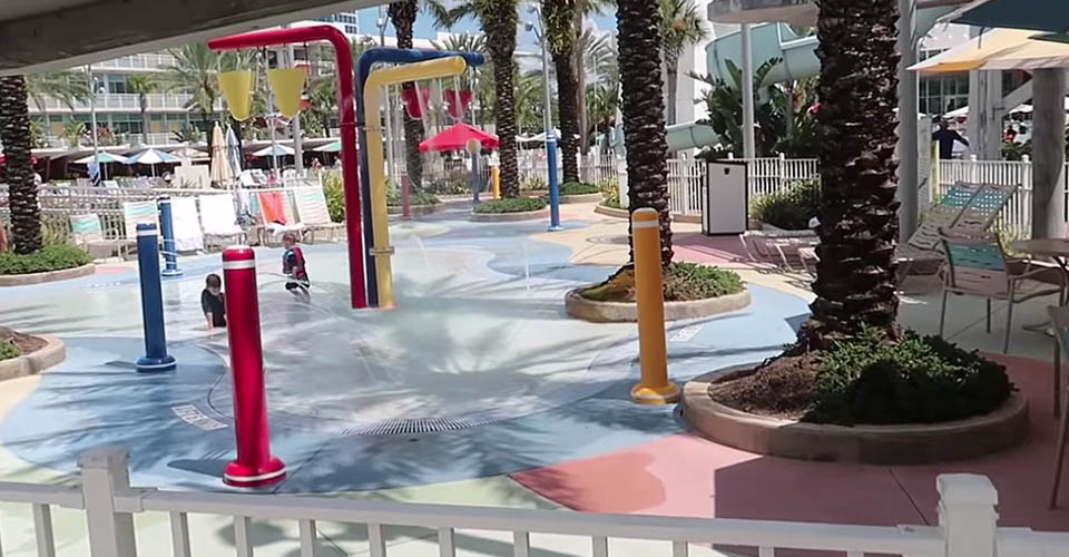 Kids Splash Park at the Cabana Bay Resort in Orlando