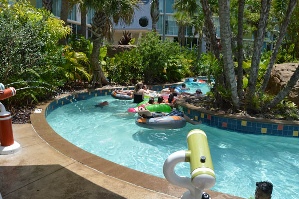 Water Shooters at the Lazy River at the Universal Orlando Cabana Bay Resort 600