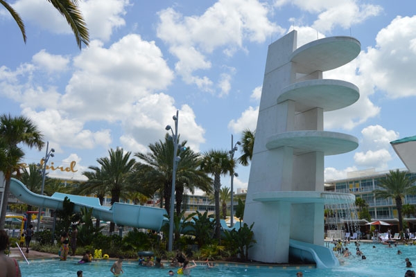 Water Slide at the Cabana Bay Beach Resort in Universal Orlando