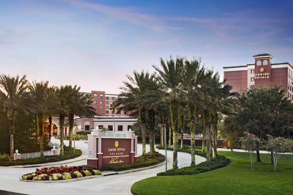 Front entrance to the Caribe Royale Orlando 1000