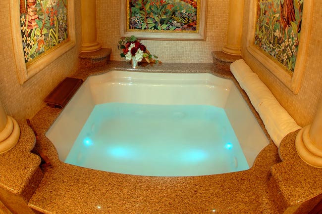 View of the Jacuzzi Tub in the Bathroom at Cinderella Suite at Disney World