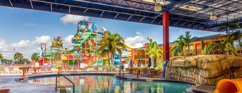 View of the Water Park from under the Canopy at Coco Key Resort in Orlando 960