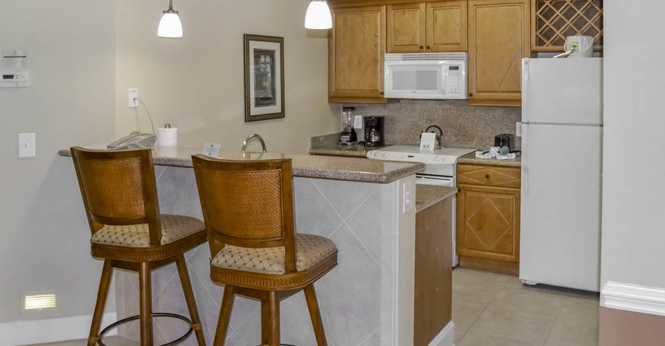 Kitchen in the 2 Bedroom Villa at the Cypress Pointe Diamond Resorts Orlando 960