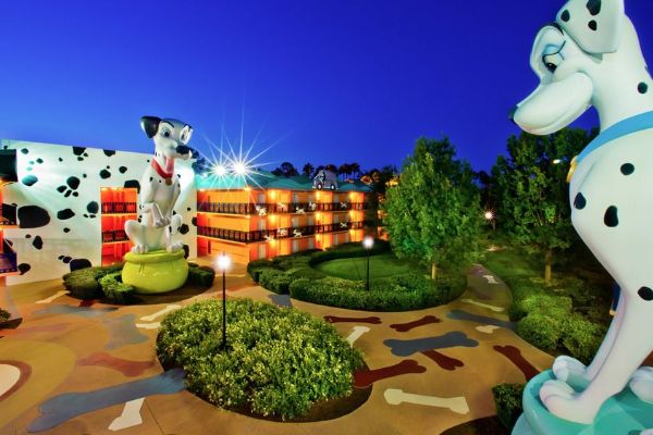 101 Dalmatians Courtyard at the All-Star Movies Resort 600