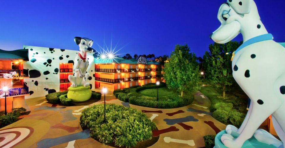 101 Dalmatians Courtyard at the All-Star Movies Resort
