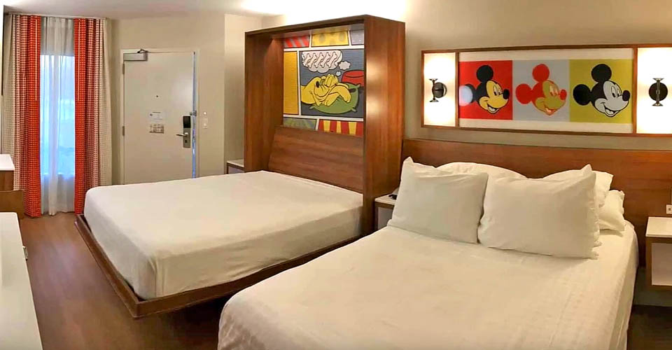 Disney All Star Movie Resort Rooms - Water Park Hotels Orlando