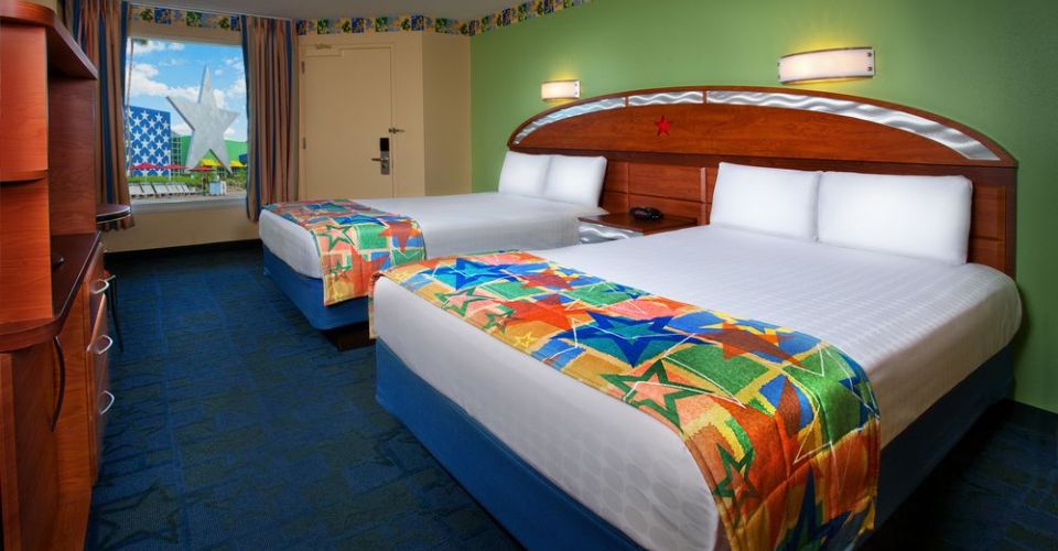 Standard room with double beds at Disney All-Star Sports Resort 960