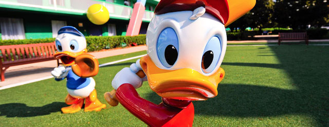 Playing Baseball with the Mighty Ducks at Disney All Star Sports 640 wide