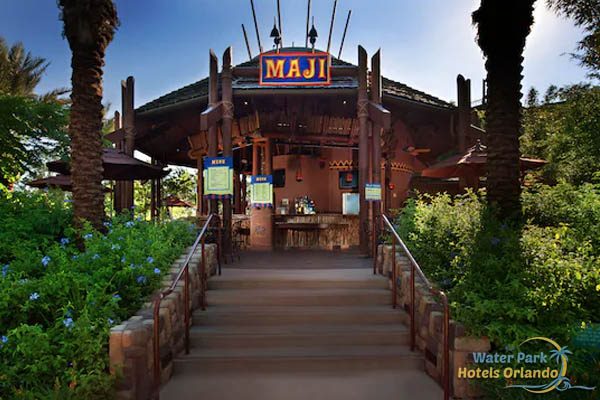 Maji Pool bar and Grill at the Sumawati Springs Pool at the Disney Animal Kingdom Kidani Village Lodge 600