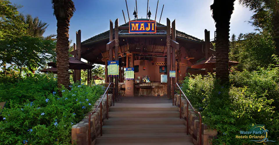 Maji Pool bar and Grill at the Sumawati Springs Pool at the Disney Animal Kingdom Kidani Village Lodge 960