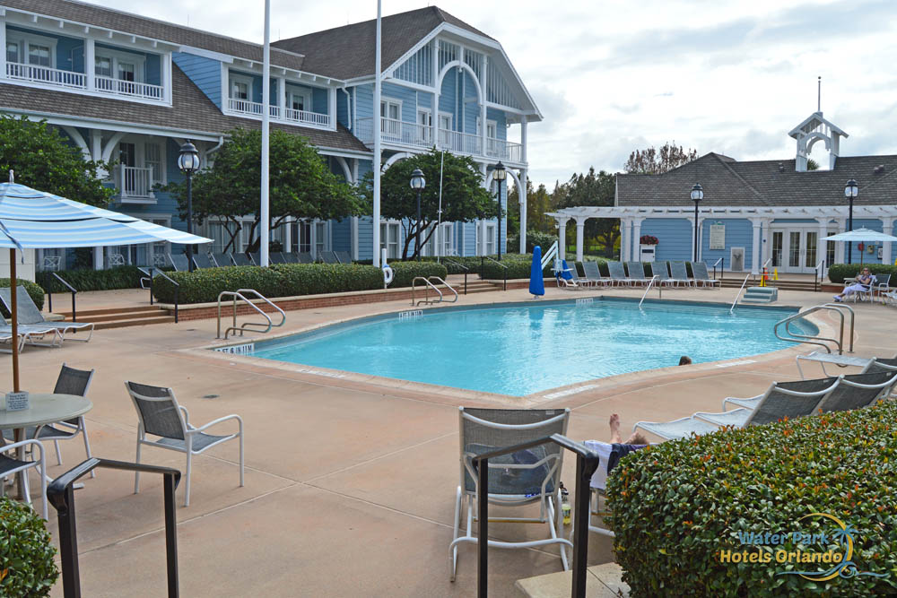 yacht club disney pool slide