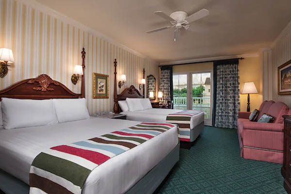 Double Queen Standard Room at the Disney Boardwalk Inn 600
