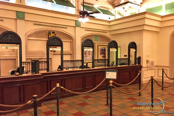 Check-in Counter at Old Port Royale at the Disney Caribbean Beach Resort 960
