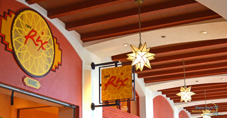 Entrance sign to Cafe Rix at the Disney Coronado Springs Resort 960