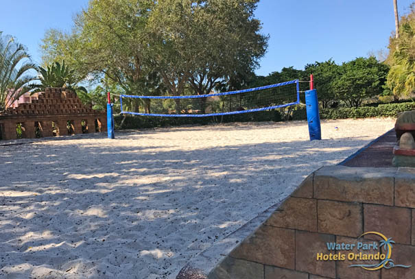 Sand Volley ball court at the Disney Coronado Springs Resort