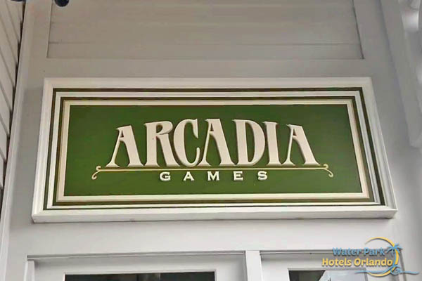 Arcadia sign at the Disney Grand Floridian