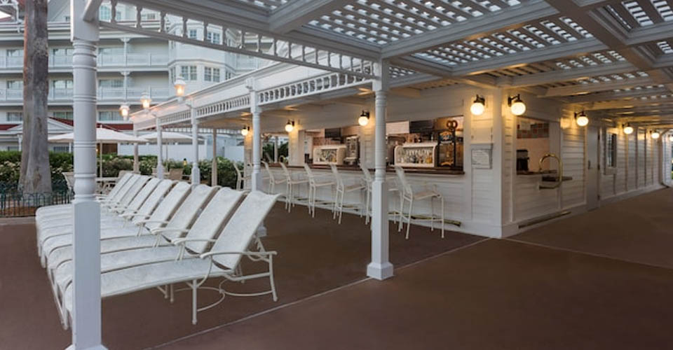 Courtyard Pool Bar at the Disney Grand Floridian Resort